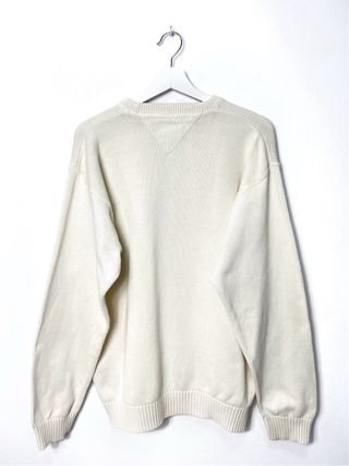 Jersey Tommy Hilfiger Clásico Blanco Oversize