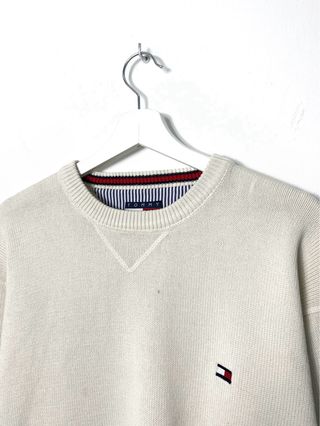 Jersey Tommy Hilfiger Clásico Blanco Oversize