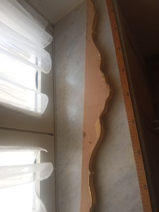 Grande fregio in pasta di legno