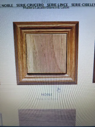 Mecanismos luz EDE madera