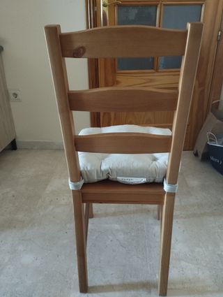 4 Sillas pino
