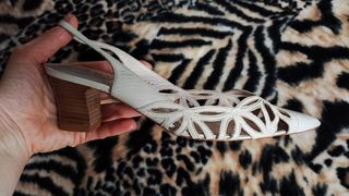 Zapatos de verano de piel de tacón bajo