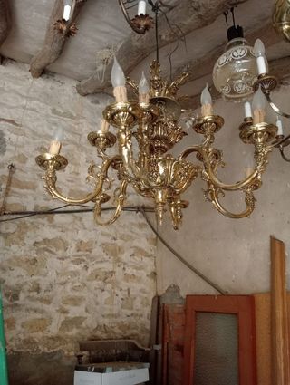 Juego de lámparas de techo antiguas