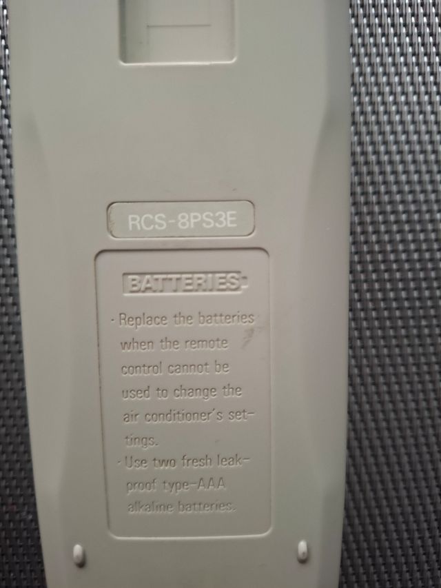 Mandos aire acondicionado SANYO