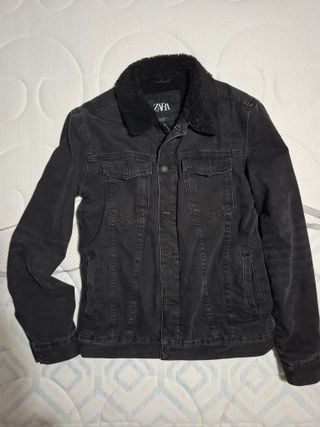 Chaqueta con borrego - Zara - Talla S - Hombre