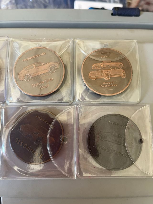 7 Monedas Porsche de 2014 a 2020