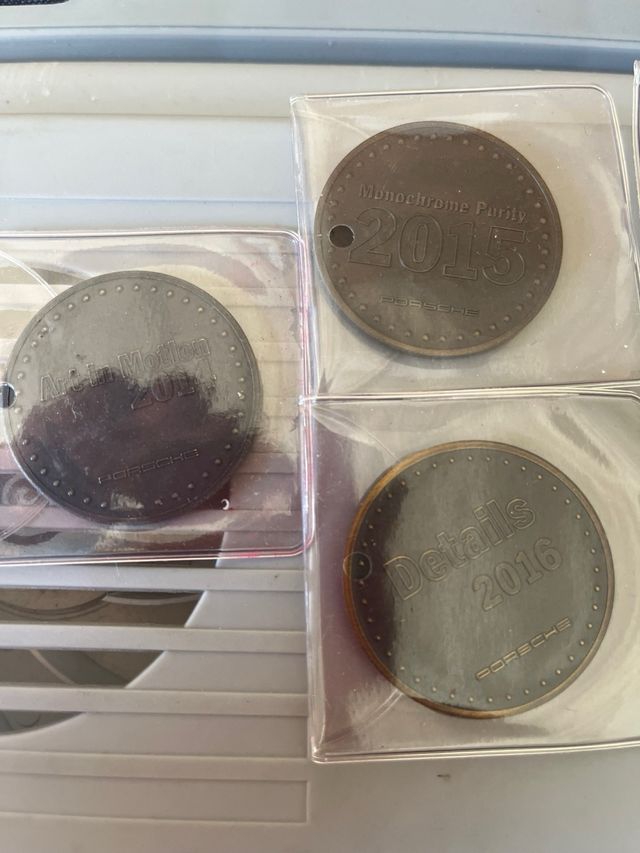 7 Monedas Porsche de 2014 a 2020