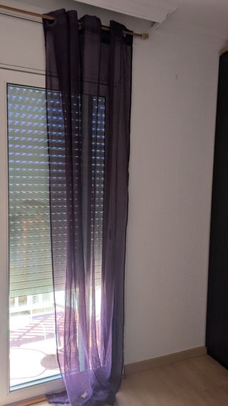 2 Cortines liles ikea