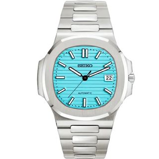 Seiko mod Nautilus "Tiffany blue"