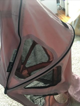 Capota ventilada verano bugaboo color soft pink