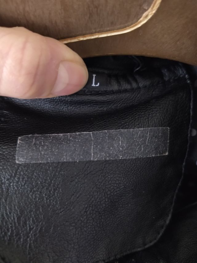 Giacca nera Miss Luma taglia L giacca ecopelle gia