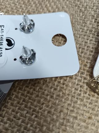2 PENDIENTES FORMA ABANICO FLAMENCA