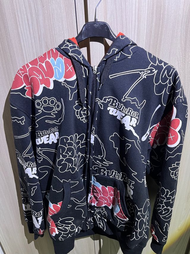 Felpa Bullrot con cappuccio