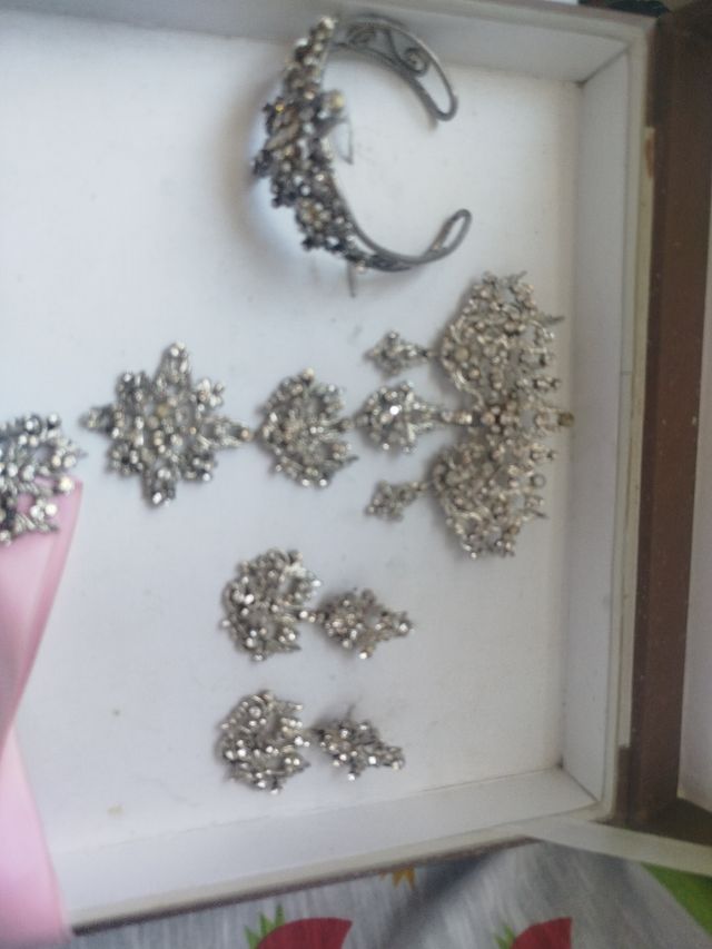 Aderezo fallera adulta plata