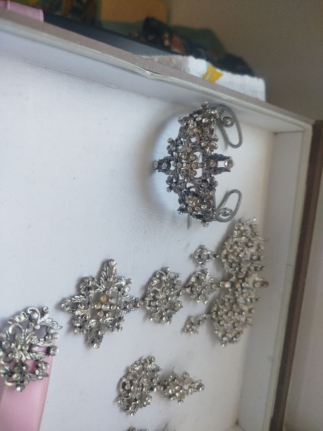 Aderezo fallera adulta plata