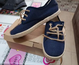 Zapatos de lona de niño de piel talla 36 
