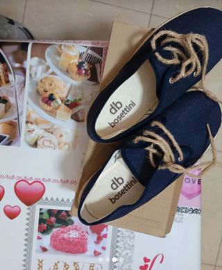 Zapatos de lona de niño de piel talla 36 