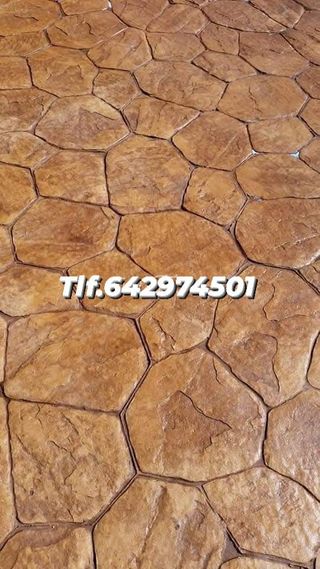 PAVIMENTOS DE HORMIGON IMPRESO Tlf.642974501