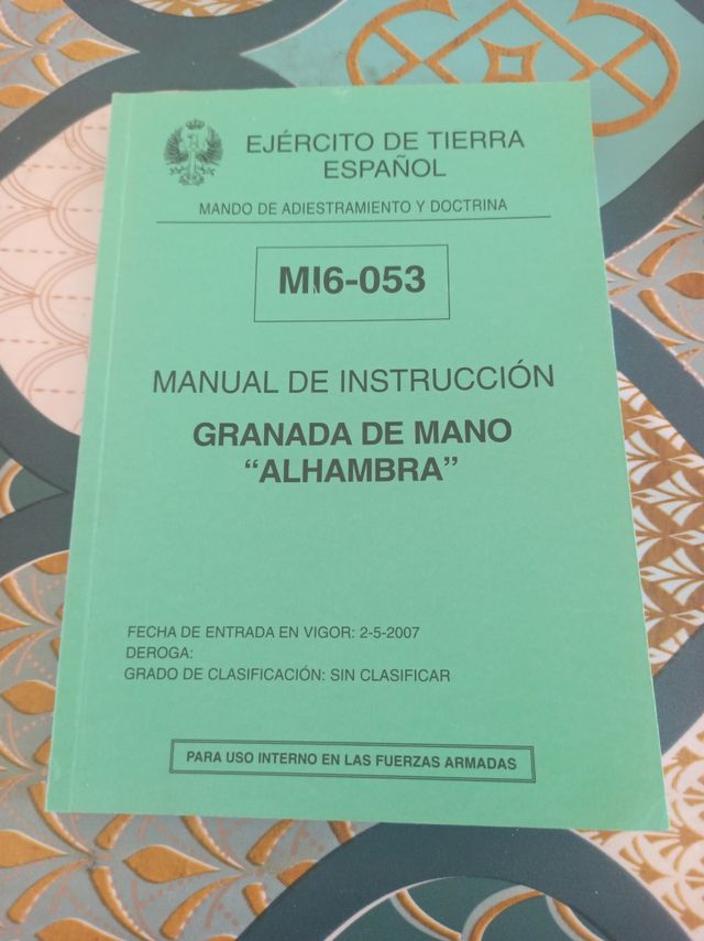 Manual de instrucción Granada Alhambra