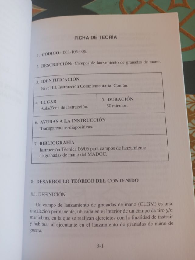 Manual de instrucción Granada Alhambra