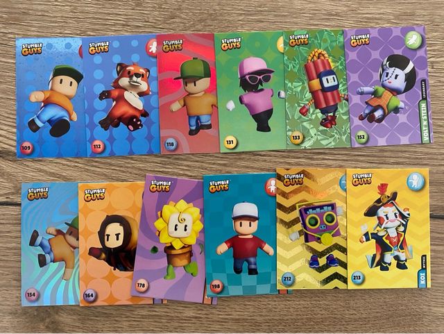 24 CROMOS STUMBLE GUYS SIN REPETIR