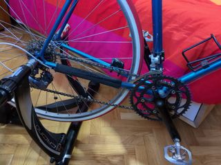 Bicicleta Razesa acero talla 56 y rodillo Elite 