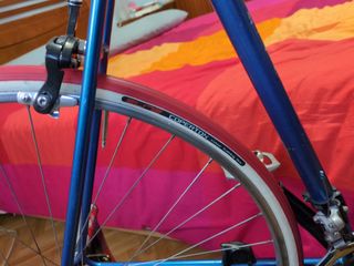 Bicicleta Razesa acero talla 56 y rodillo Elite 