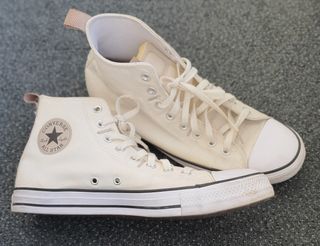 Converse All Star color crema talla 44 unisex