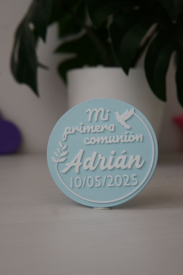 Recuerdo De Comunión Personalizado