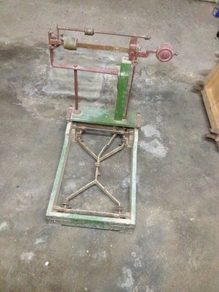 Bascula antigua pesar sacos