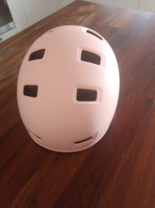Casco niña para patines o bici rosa