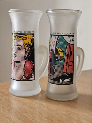 2 bicchieri da collezione keglevich 99