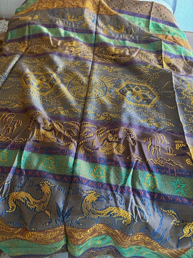 cubre cama de seda trenzada China