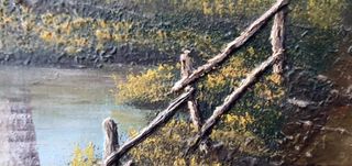 CUADRO AL ÓLEO POR EL PINTOR CÁNTABRO CHEQUE