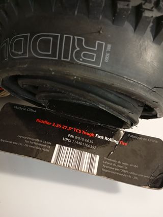 Coppia Di Copertoni MTB 27,5x2,25 Wtb Riddler Tube