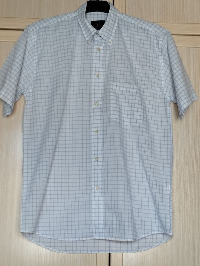 Camisa hombre manga corta.T.M.