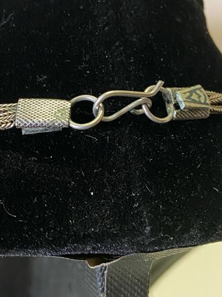 Collar antiguo de plata 800 y turquesas