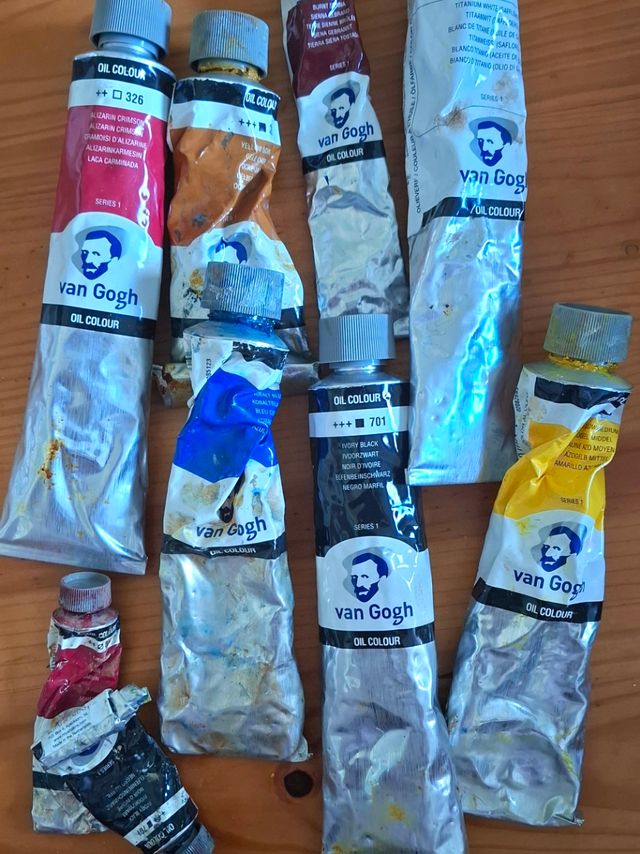 Lote de pinturas óleo