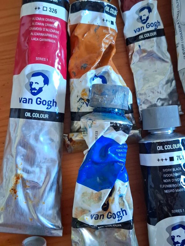 Lote de pinturas óleo