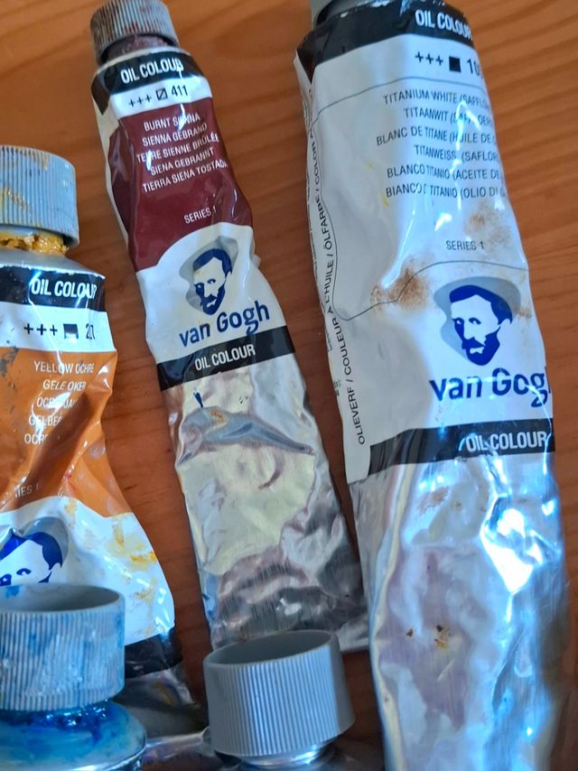 Lote de pinturas óleo