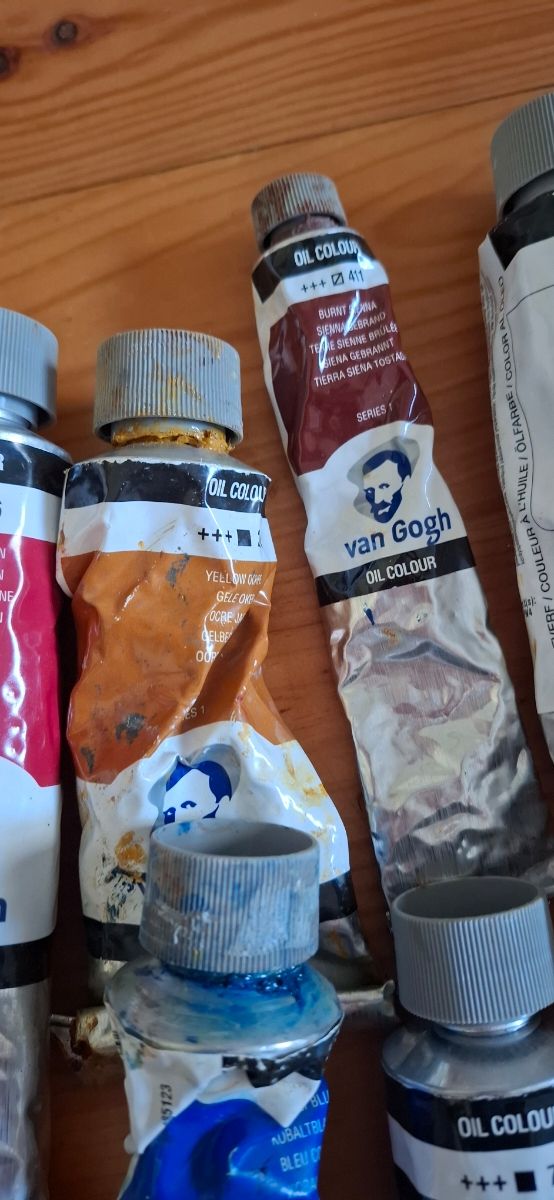 Lote de pinturas óleo