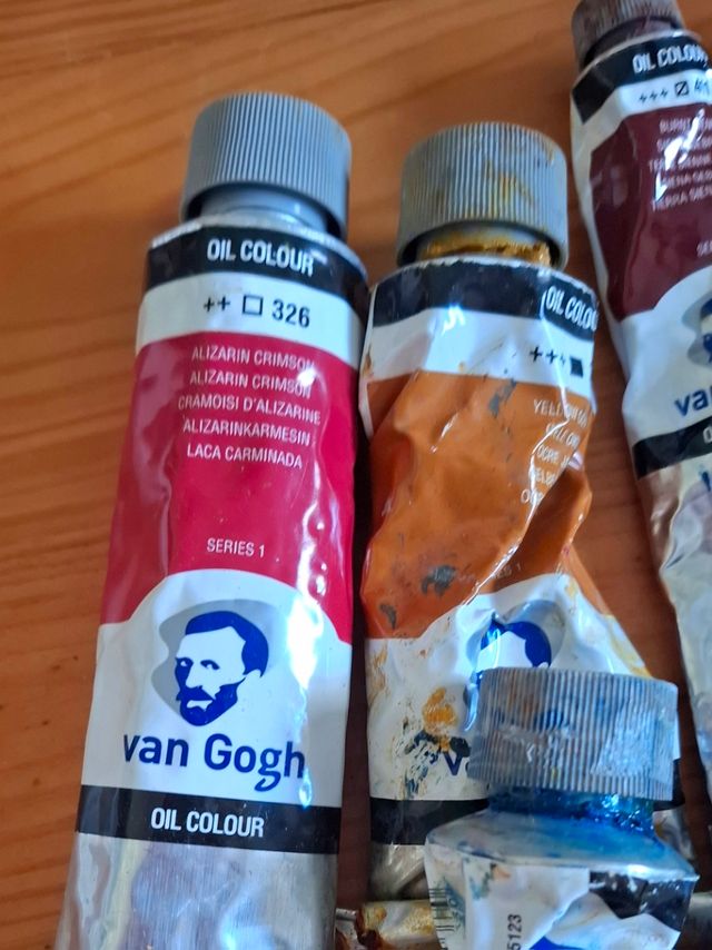 Lote de pinturas óleo