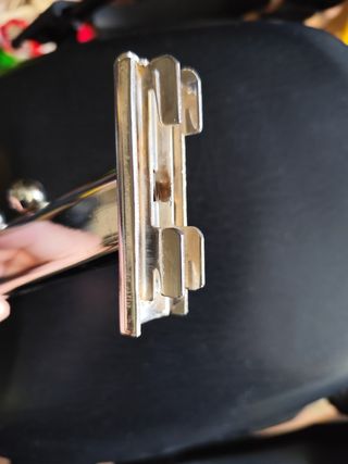 Barras cromadas vestidor tienda