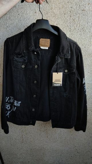Chaqueta vaquera negra