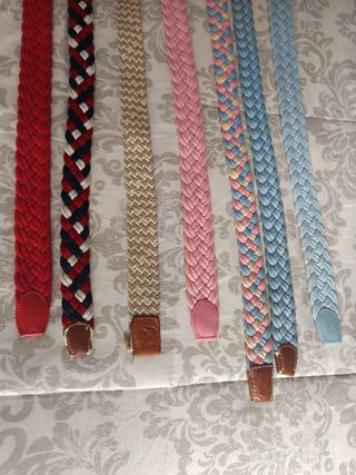 Lote 6 cinturones niño