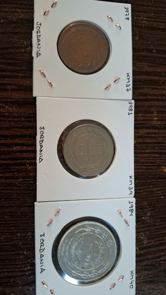 Monedas de Jordania