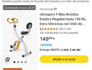 Bicicleta estática ultrasport 