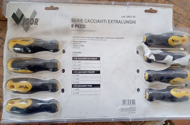 Set Cacciaviti lunghi