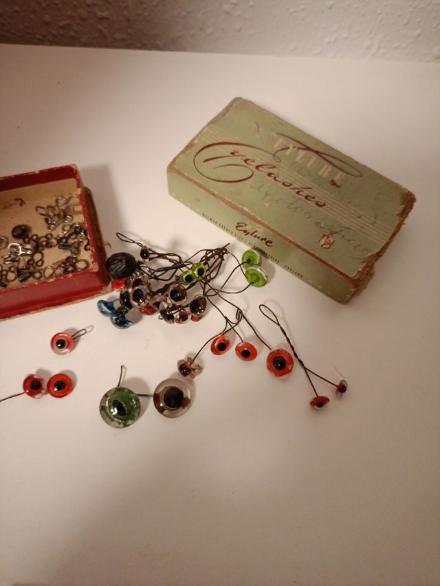 Ojos de cristal antiguos para peluches