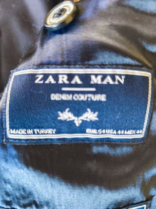 Traje azul marino Zara